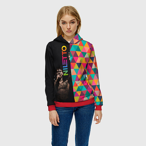 Женская толстовка NILETTO / 3D-Красный – фото 3