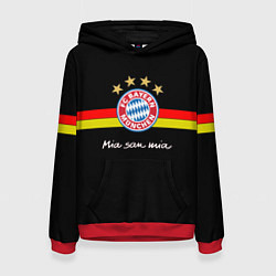 Толстовка-худи женская Бавария, цвет: 3D-красный