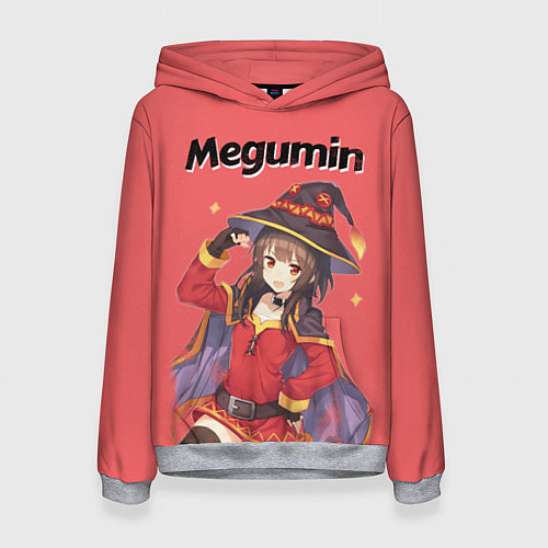 Женская толстовка Megumin / 3D-Меланж – фото 1