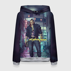 Толстовка-худи женская Jackie Welles Cyberpunk, цвет: 3D-меланж