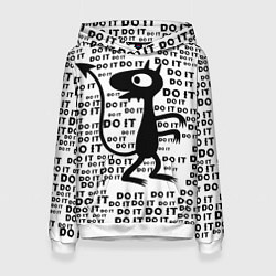 Толстовка-худи женская Люси, цвет: 3D-белый