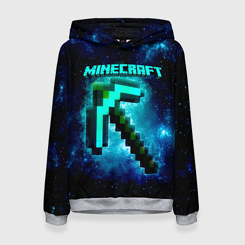 Женская толстовка Minecraft / 3D-Меланж – фото 1