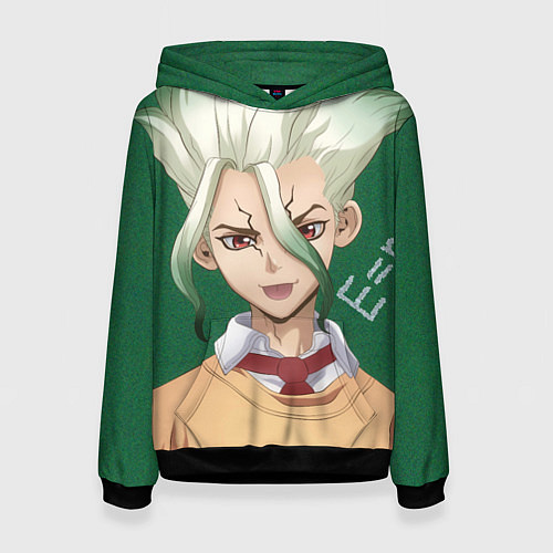 Женская толстовка Доктор Стоун / 3D-Черный – фото 1