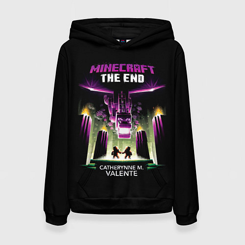 Женская толстовка Minecraft THE END / 3D-Черный – фото 1