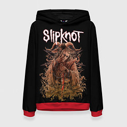 Толстовка-худи женская SLIPKNOT, цвет: 3D-красный