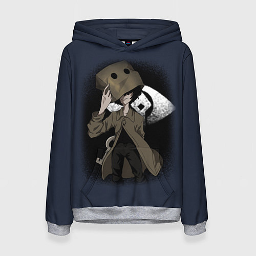 Женская толстовка Little Nightmares 2 MONO / 3D-Меланж – фото 1