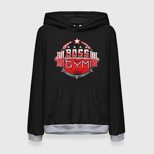 Женская толстовка Босс этой качалки / 3D-Меланж – фото 1