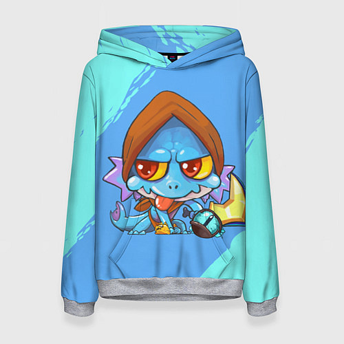 Женская толстовка Сларк Dota 2 / 3D-Меланж – фото 1