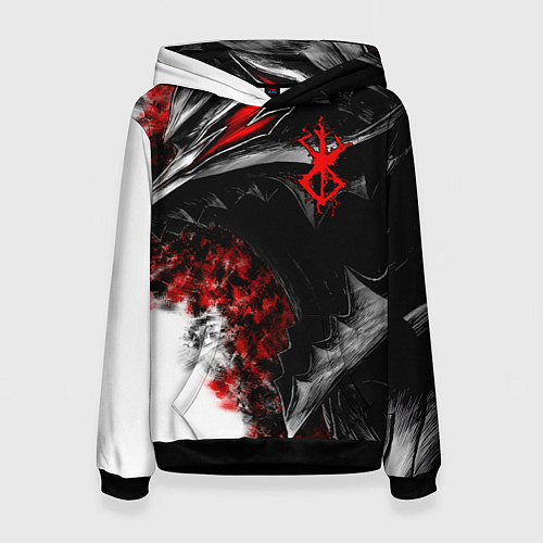 Женская толстовка BERSERK БЕРСЕРК / 3D-Черный – фото 1