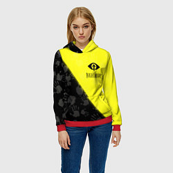 Толстовка-худи женская Little Nightmares, цвет: 3D-красный — фото 2