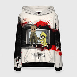 Толстовка-худи женская Little Nightmares 2, цвет: 3D-черный
