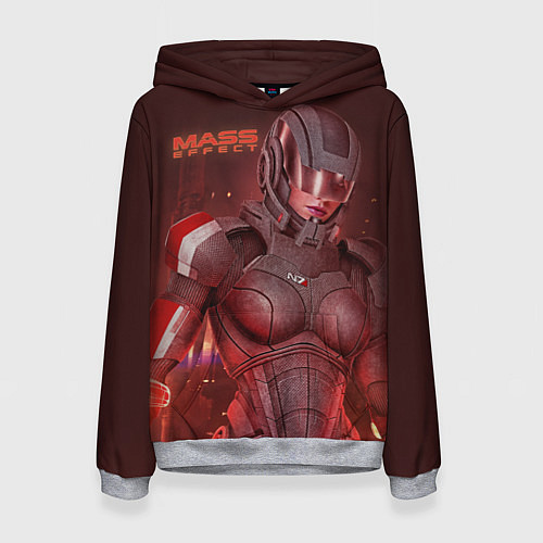 Женская толстовка Mass Effect / 3D-Меланж – фото 1