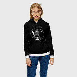 Толстовка-худи женская Life Is Strange, цвет: 3D-белый — фото 2