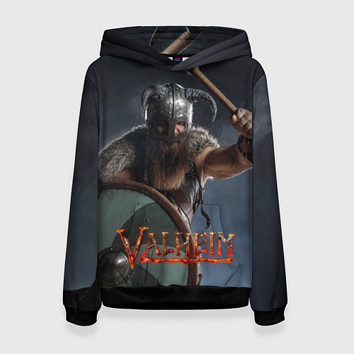 Женская толстовка Viking Valheim / 3D-Черный – фото 1