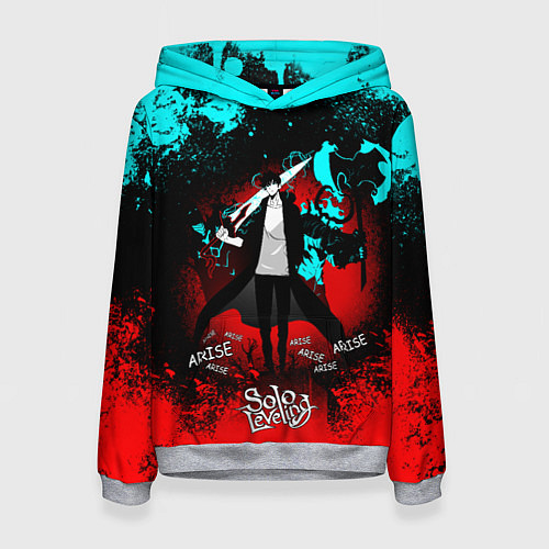 Женская толстовка SOLO LEVELING МАНХВА / 3D-Меланж – фото 1