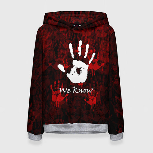 Женская толстовка THE ELDER SCROLLS SKYRIM TES / 3D-Меланж – фото 1