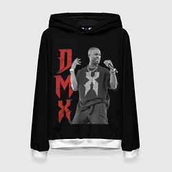 Толстовка-худи женская DMX Earl Simmons, цвет: 3D-белый