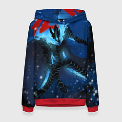 Толстовка-худи женская Поднятие уровня Аниме, цвет: 3D-красный