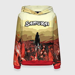 Толстовка-худи женская SAMURAI PROJECT RED, цвет: 3D-красный