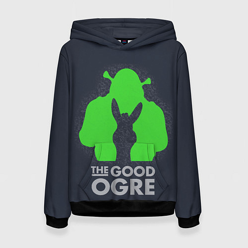 Женская толстовка Shrek: Im good ogre / 3D-Черный – фото 1