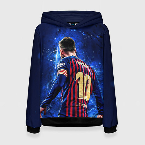 Женская толстовка Leo Messi Лео Месси 10 / 3D-Черный – фото 1