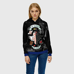 Толстовка-худи женская Sides of Isaac, цвет: 3D-синий — фото 2