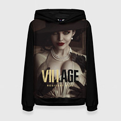 Толстовка-худи женская Resident Evil Village Димитреску фан-косплей, цвет: 3D-черный
