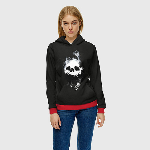 Женская толстовка Невероятное зло / 3D-Красный – фото 3