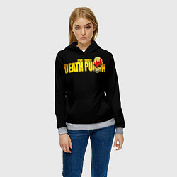 Толстовка-худи женская FFDP Five Finger Death Punch, цвет: 3D-меланж — фото 2