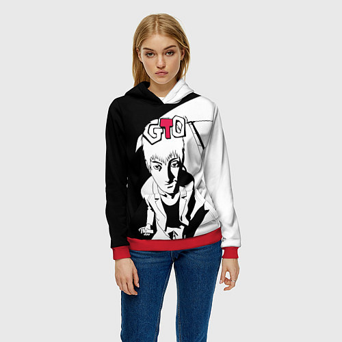 Женская толстовка GTO / 3D-Красный – фото 3