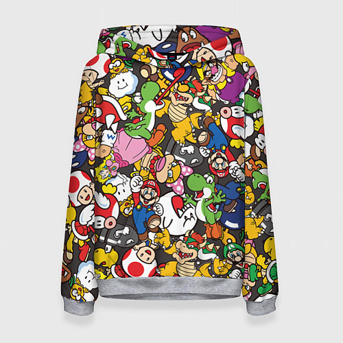 Женская толстовка Capcom World / 3D-Меланж – фото 1