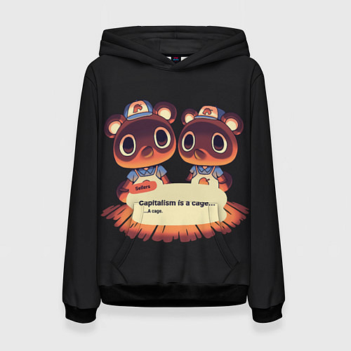 Женская толстовка Seller Crossing / 3D-Черный – фото 1