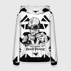 Толстовка-худи женская Five Finger Death Punch, цвет: 3D-черный