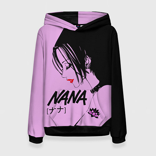 Женская толстовка Нана аниме / 3D-Черный – фото 1