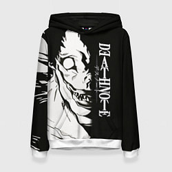 Толстовка-худи женская Персонаж Рюк Death Note, цвет: 3D-белый