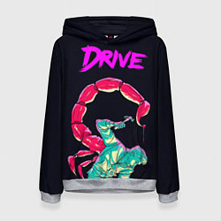 Толстовка-худи женская Драйв фильм, цвет: 3D-меланж