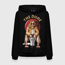 Толстовка-худи женская THE DUDE Big Lebowski, цвет: 3D-черный