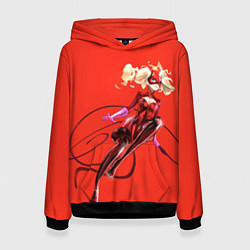 Толстовка-худи женская Takamaki, цвет: 3D-черный