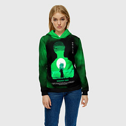 Толстовка-худи женская Ророноа Зоро One Piece, цвет: 3D-черный — фото 2