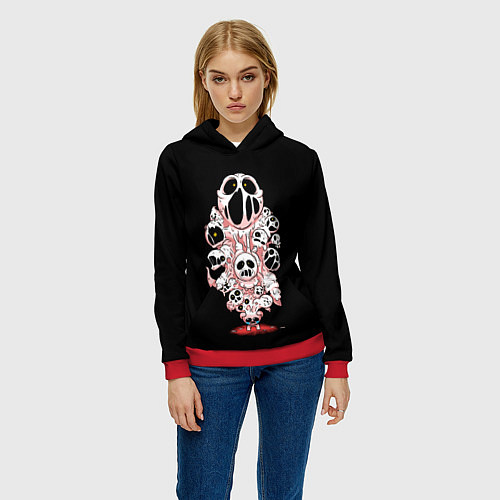 Женская толстовка В голове Айзека / 3D-Красный – фото 3