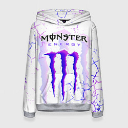 Толстовка-худи женская MONSTER ENERGY МОНСТЕР, цвет: 3D-меланж