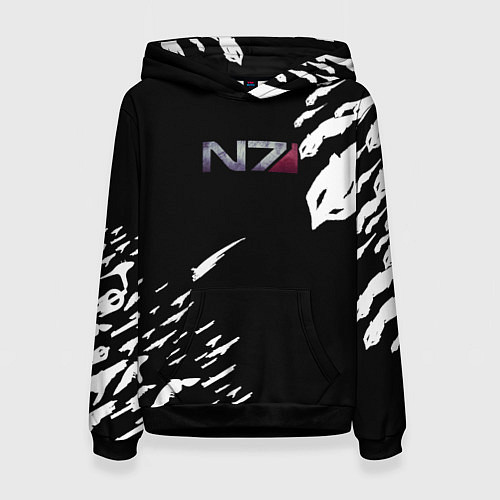 Женская толстовка MASS EFFECT ПОСЛЕДНИЙ БОЙ / 3D-Черный – фото 1