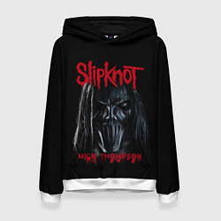 Толстовка-худи женская MICK THOMPSON SLIPKNOT СЛИПКНОТ Z, цвет: 3D-белый