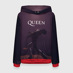 Толстовка-худи женская Freddie Mercury Queen Z, цвет: 3D-красный