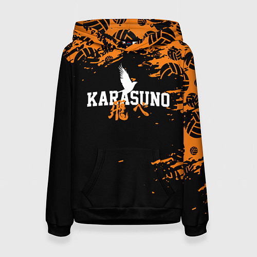 Женская толстовка KARASUNO КАРАСУНО / 3D-Черный – фото 1