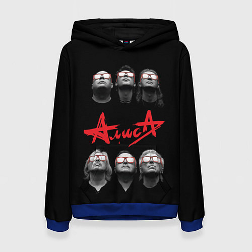 Женская толстовка АЛИСА / 3D-Синий – фото 1