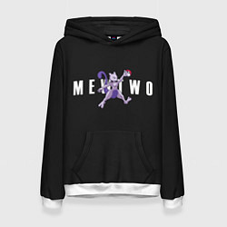 Толстовка-худи женская Mewtwo x nba, цвет: 3D-белый