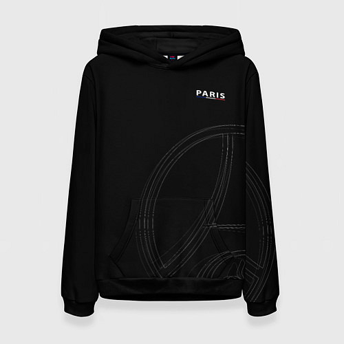 Женская толстовка PSG Core Big Logo Black New 202223 / 3D-Черный – фото 1