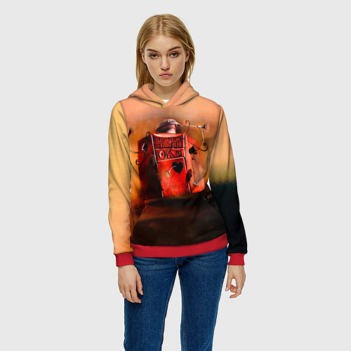 Женская толстовка Агата Кристи OPIUM / 3D-Красный – фото 3