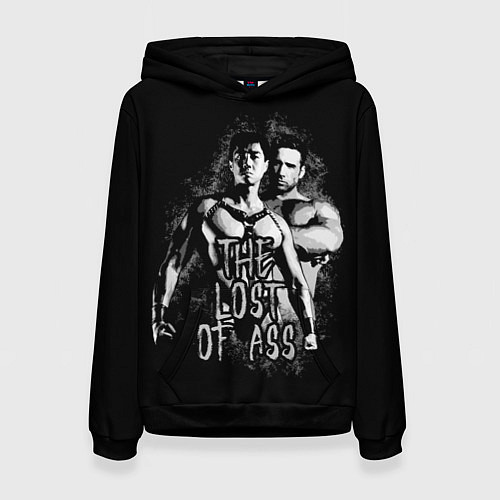 Женская толстовка The lost of ass / 3D-Черный – фото 1